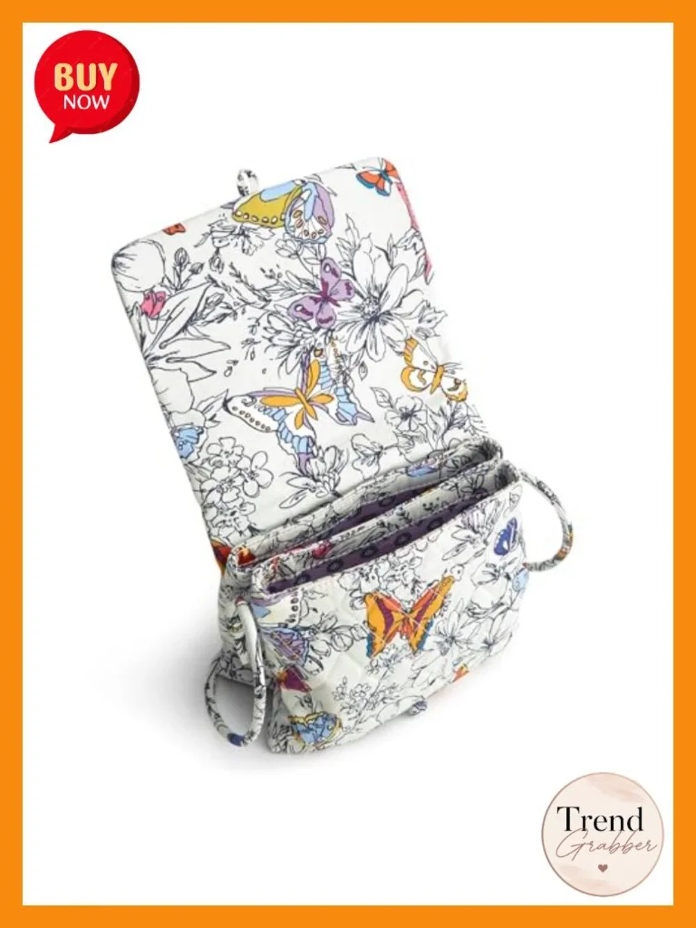 Premium Cotton Quilted Baird Hipster Crossbody Bag with Adjustable Strap